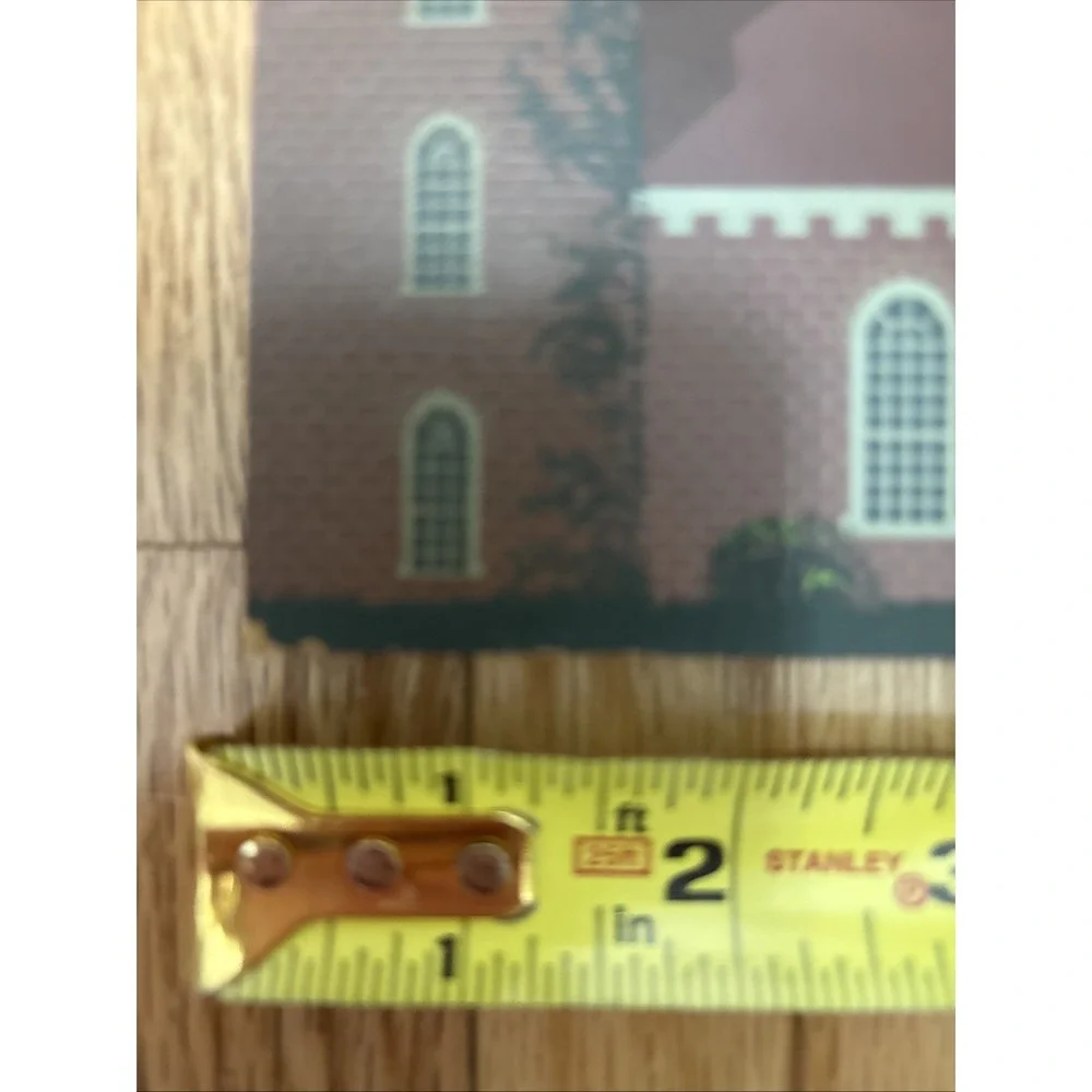 Shelia's Collectibles Bruton Parish Church Williamsburg VA Wood Shelf Sitter '92